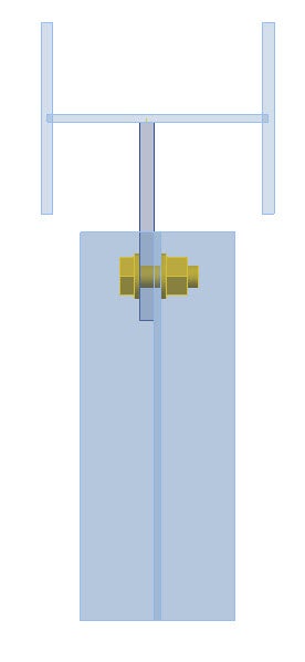 Extended shear tabs