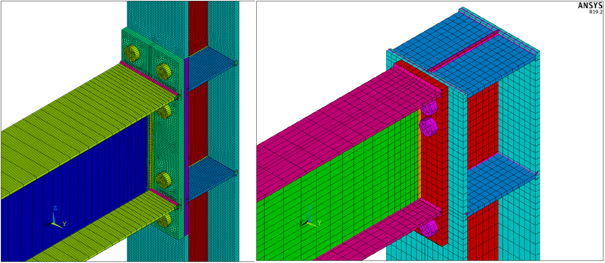 Comparación de IDEA StatiCa Connection con ANSYS