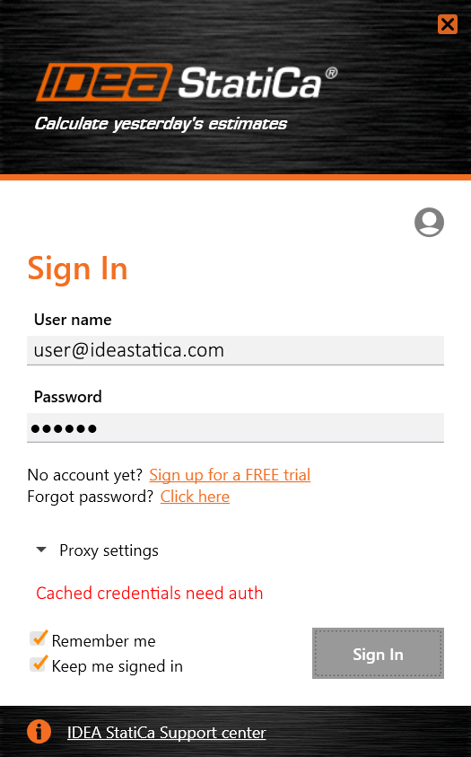 Fehlermeldung – Cached credentials need auth