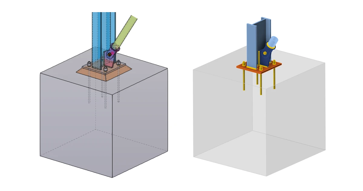 Ankers importeren uit Tekla Structures