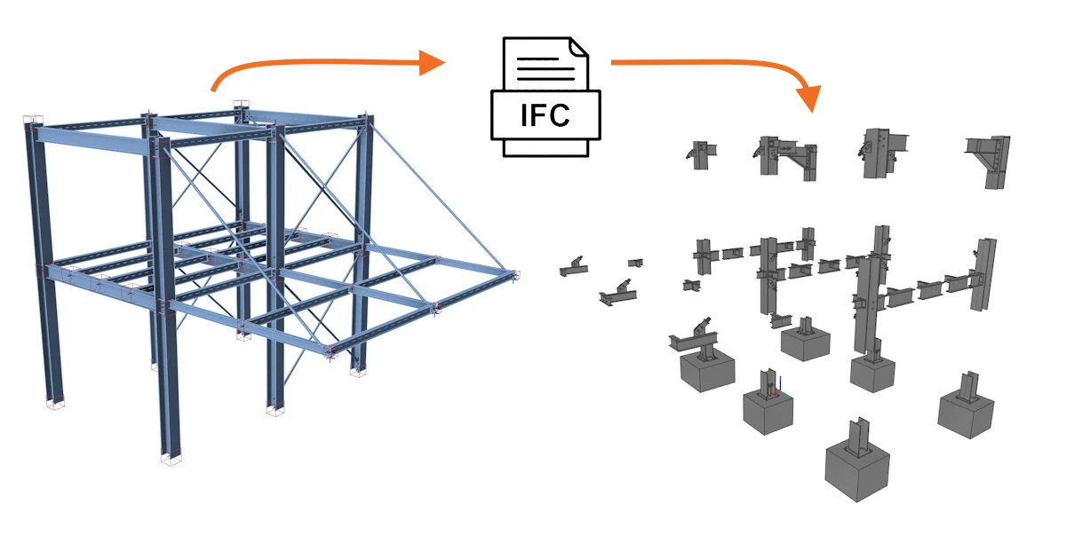 Export IFC souboru z IDEA StatiCa