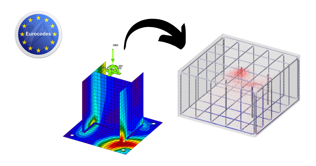 Complete code-check of anchors and concrete block with IDEA StatiCa (EN)