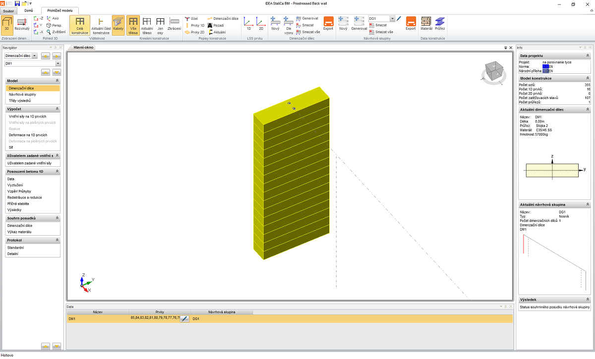 IDEA StatiCa model