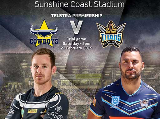 Gold Coast Titans vs NQ Cowboys 