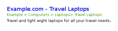 Shortcode google results example