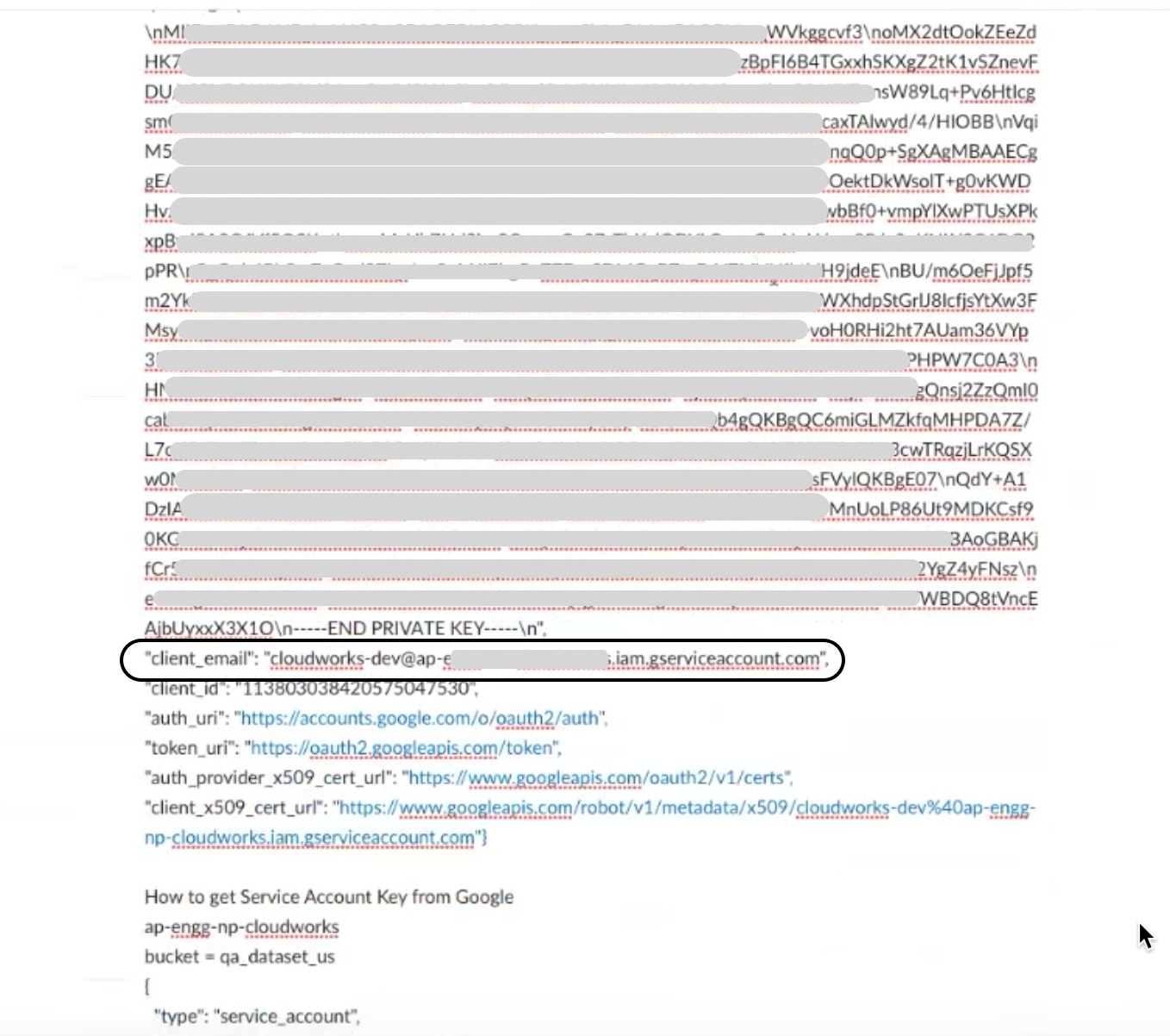 Set your Google BigQuery permissions Anapedia