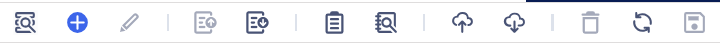 Journal Entry toolbar