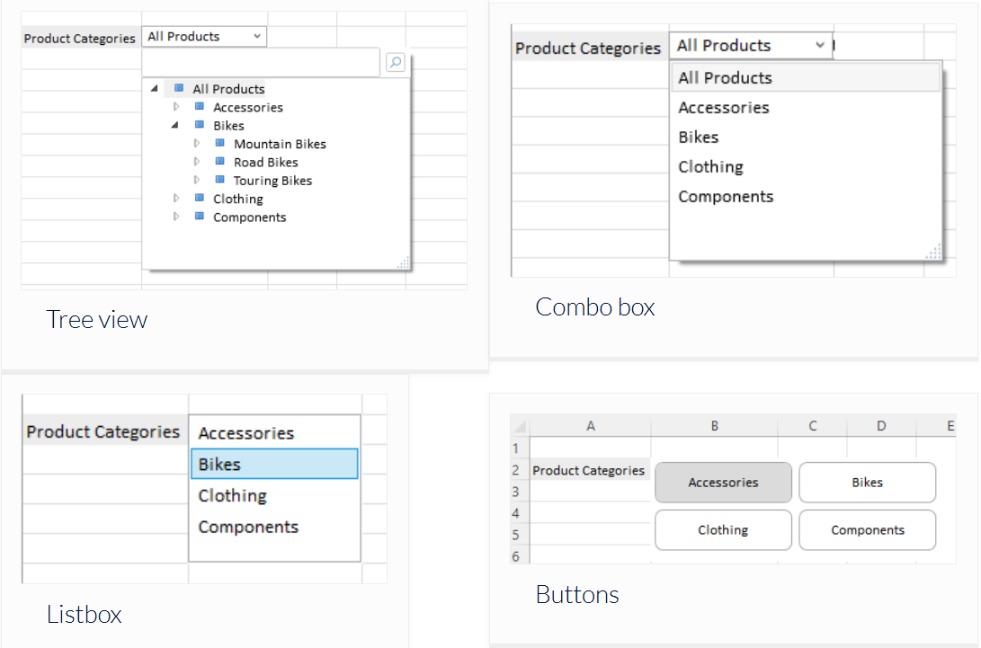 SQL Slicer display options