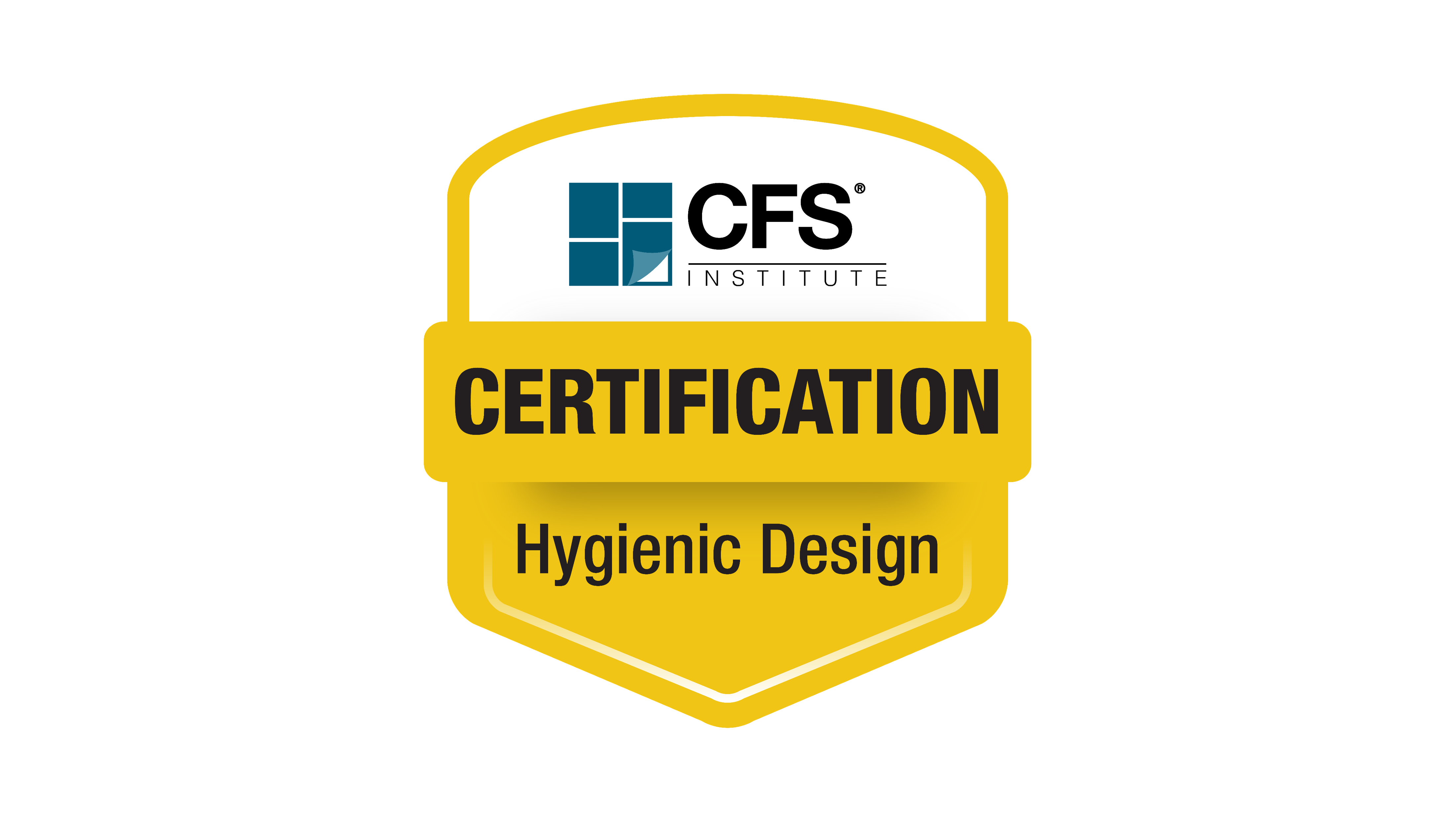 Hygienic Design Certification Awarded badge