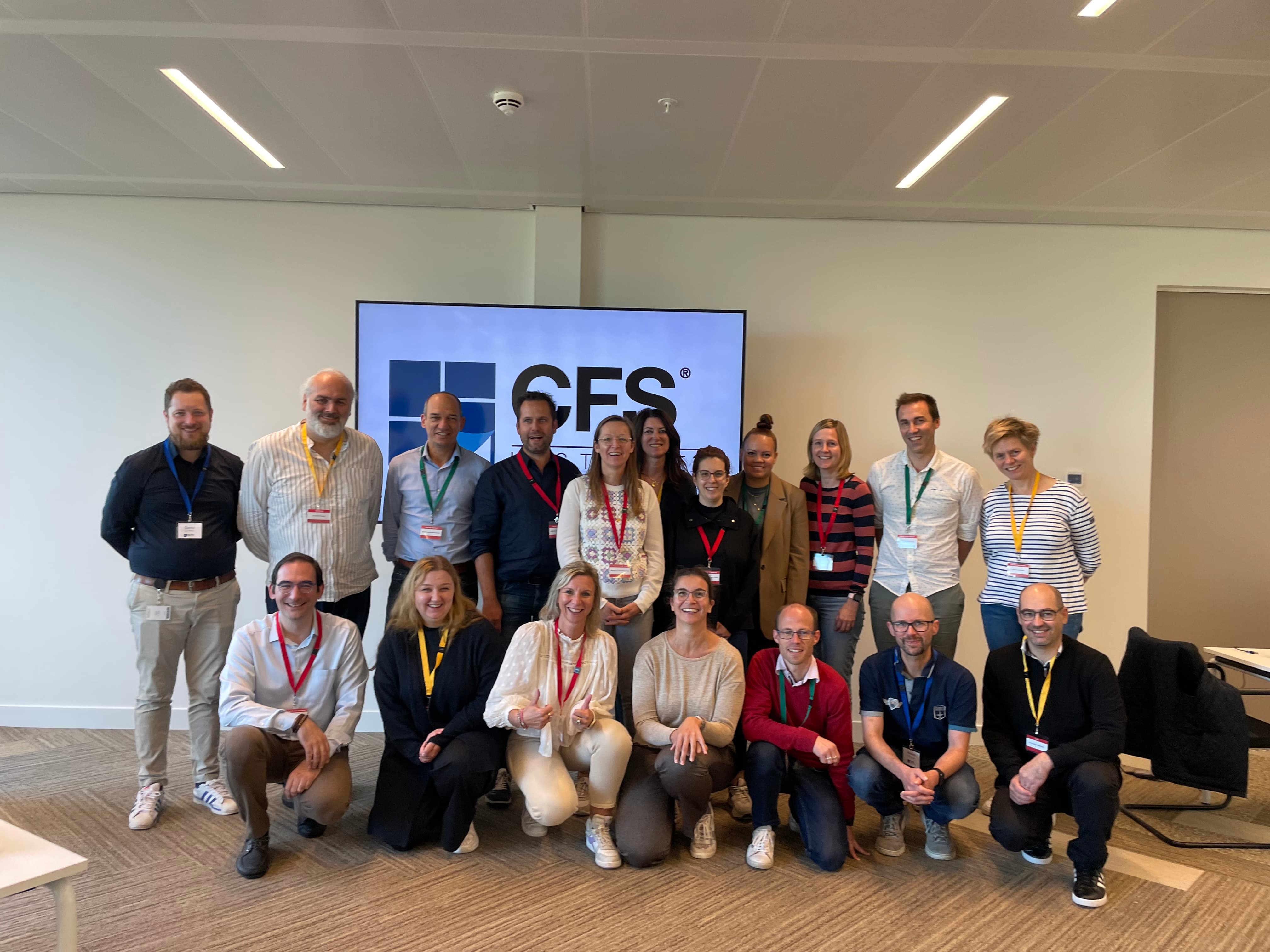 Very first open enrollment Chocolate Training participants at the Amsterdam training facility