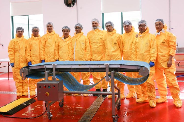 Nathan Mirdamadi teaching in Sanitation Essentials Training in Shanghai