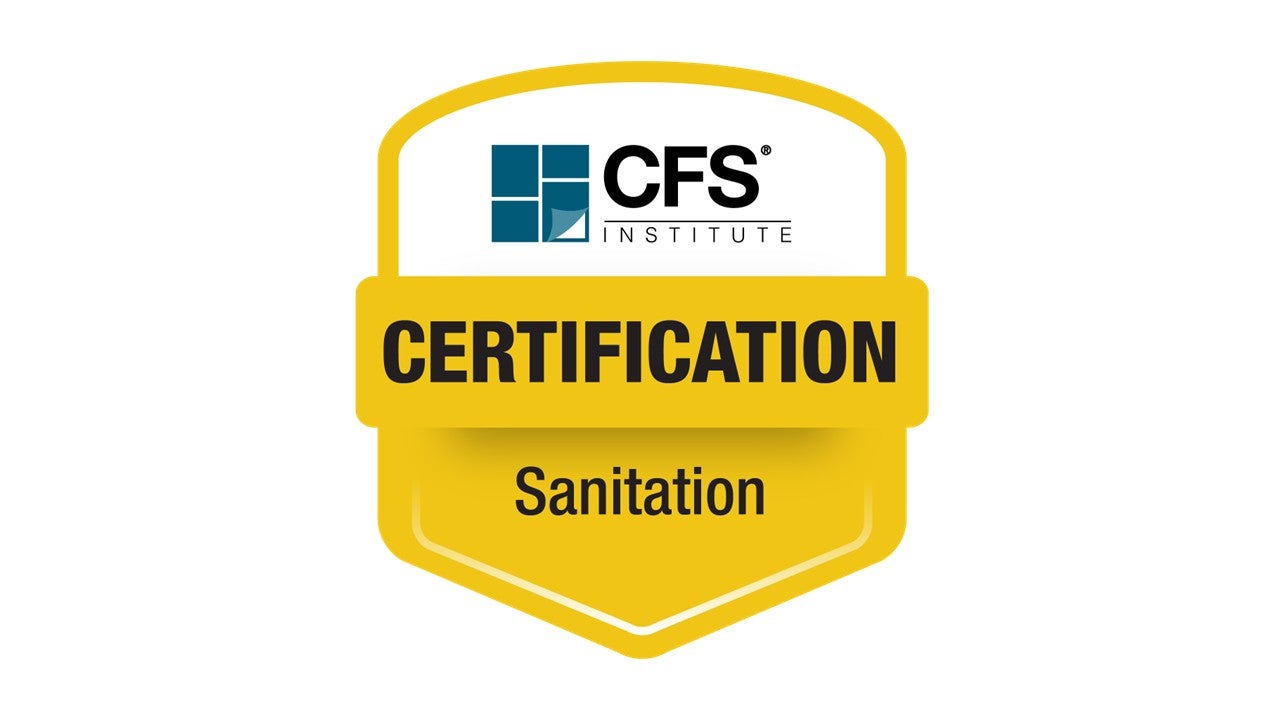 Sanitation Certification Awarded badge with Coming Soon banner