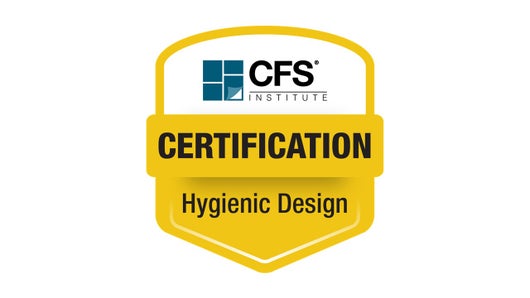 Hygienic Design Certification Awarded badge