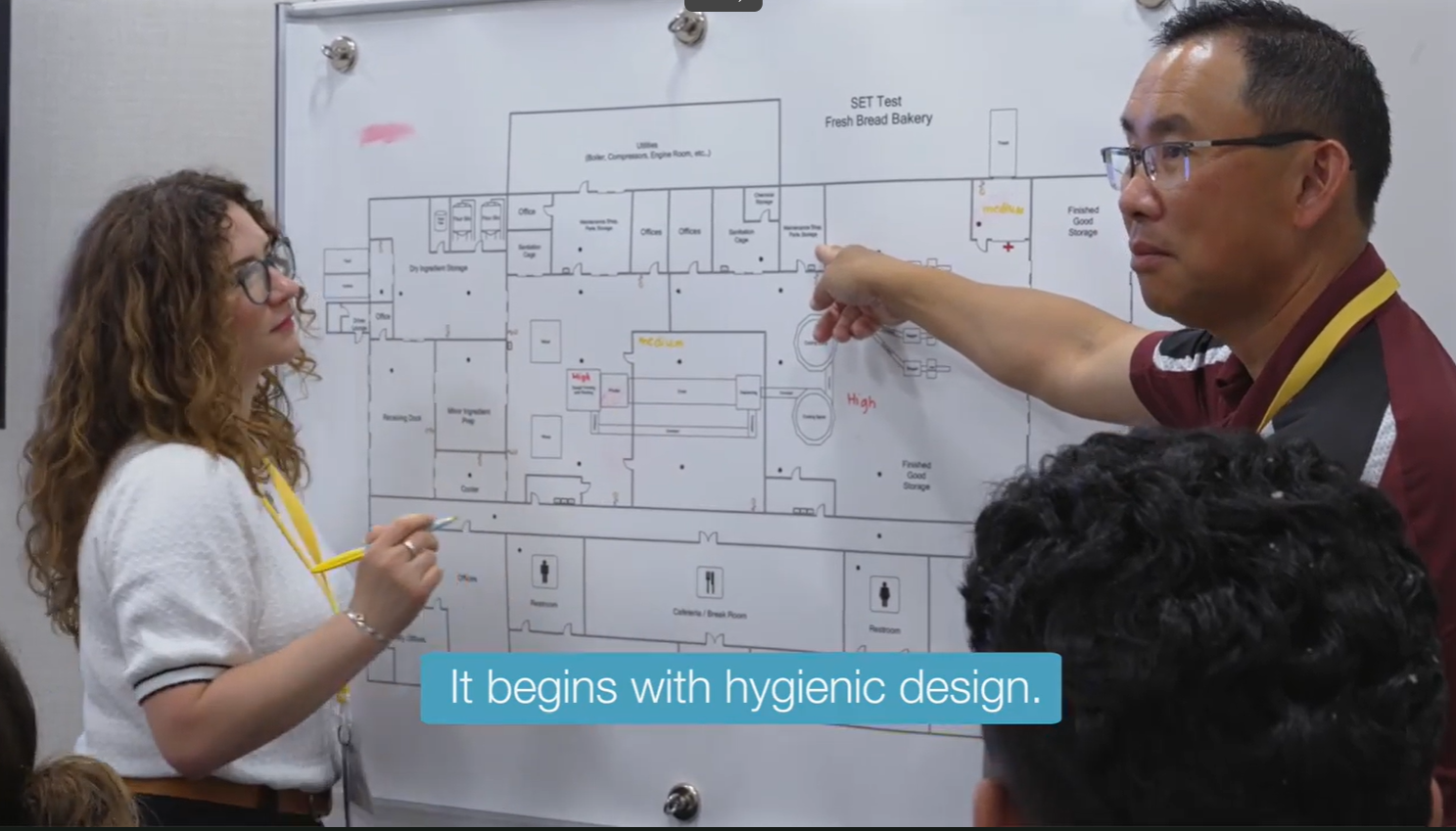 Screenshot from CFS Hygienic Design Training promo video