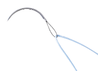 Arthrex - 4-0 FiberLoop Suture, 10 in (White) w/Tapered Needle