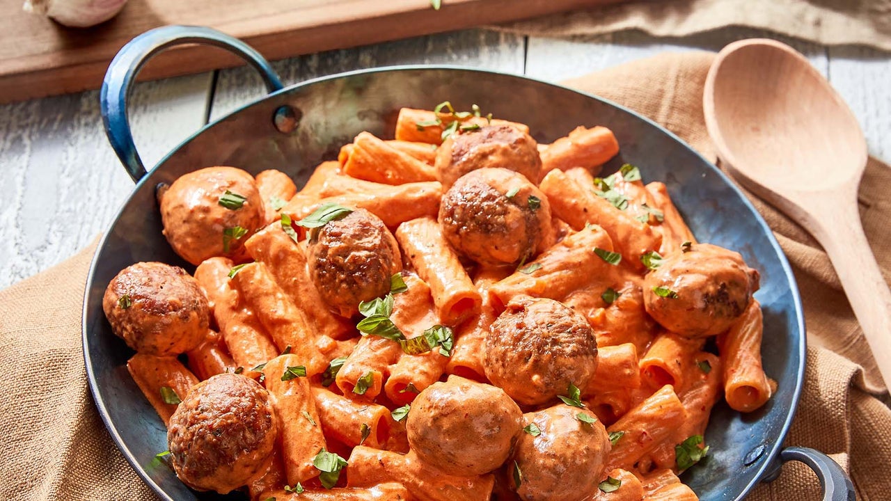 Spicy Sicilian Meatballs Rigatoni Alla Vodka Carando