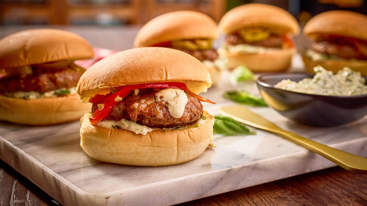 Smoked Mozzarella Stuffed Sicilian Meatball Sliders | Carando