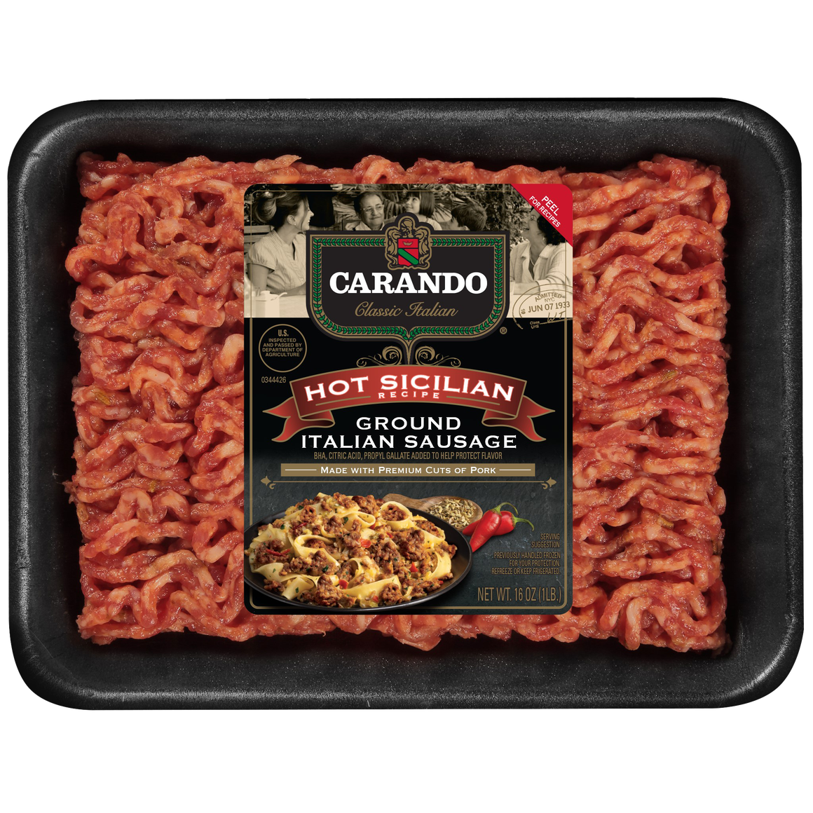 Hot Sicilian Ground Sausage 