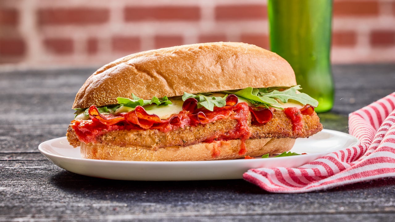 Eggplant Parmesan Sandwich with Pepperoni | Carando