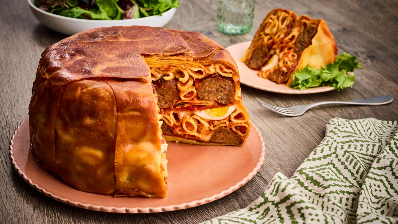 Mozzarella Rustica Meatball Timpano | Carando