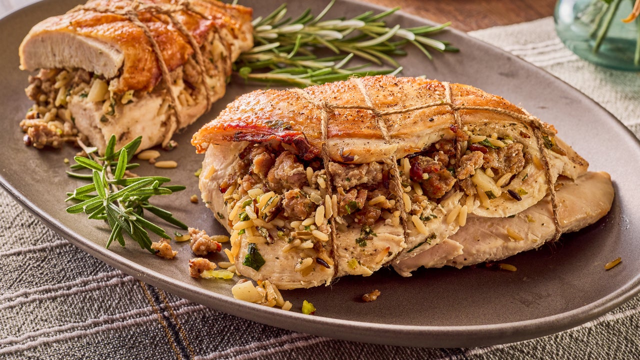 Sausage-Stuffed Turkey Breast | Carando