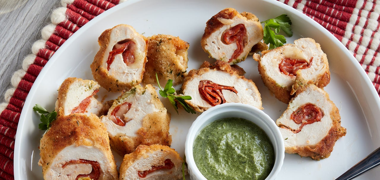 Pepperoni and Fontina Stuffed Chicken Breast | Carando