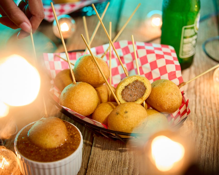
Spicy Sicilian Meatball Dippers