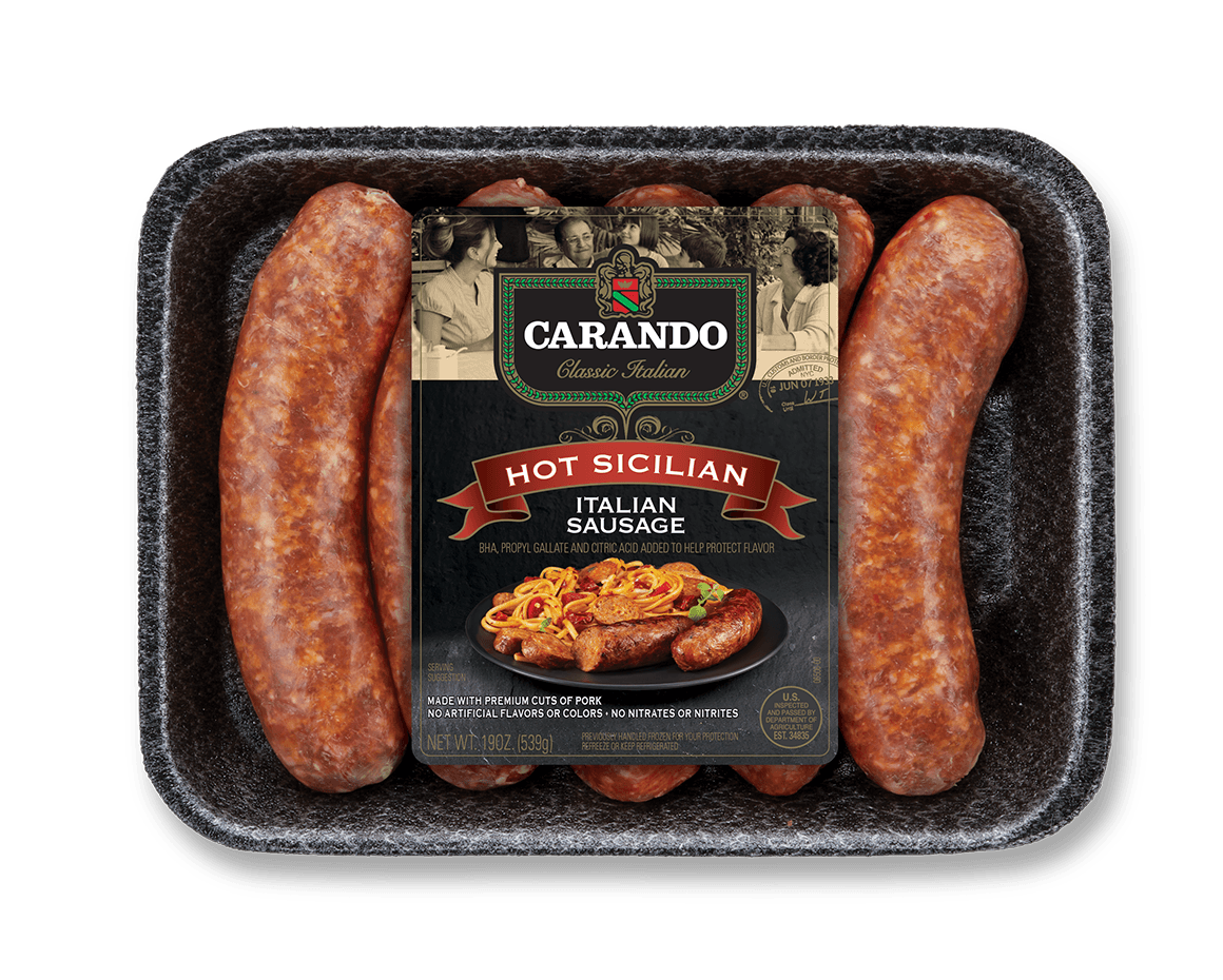 Hot Sicilian Italian Sausage   Carando