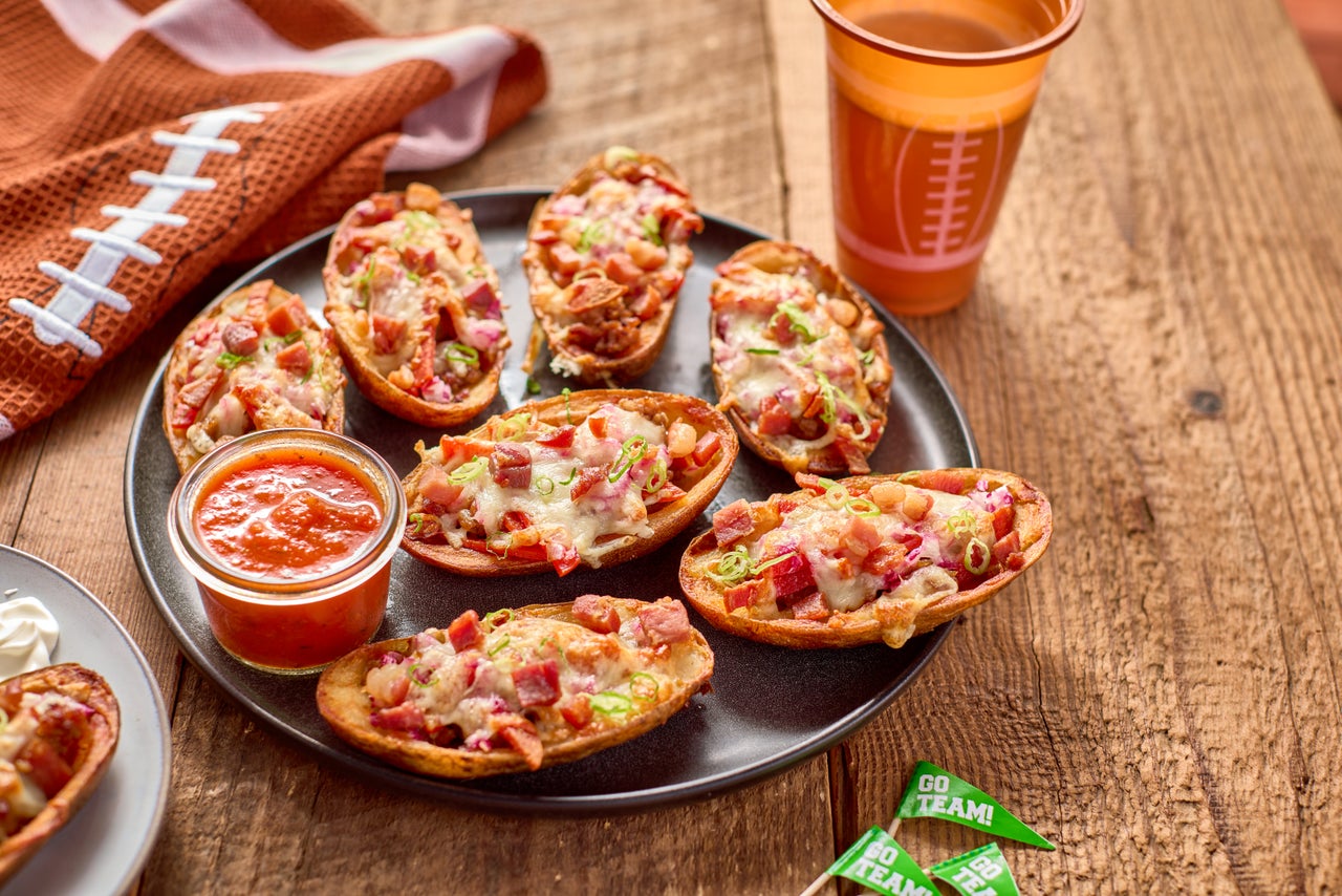 Meat Lover’s Italian Potato Skins