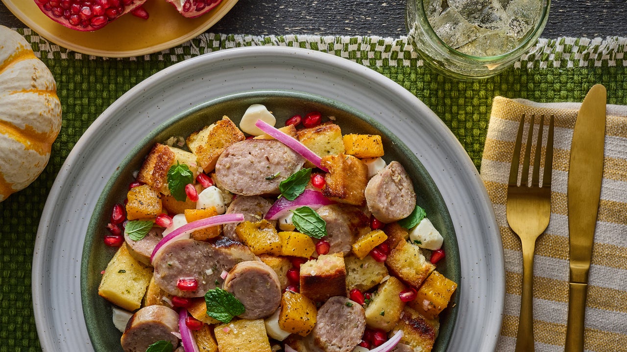 Fall Panzanella with Sweet Italian Sausage | Carando
