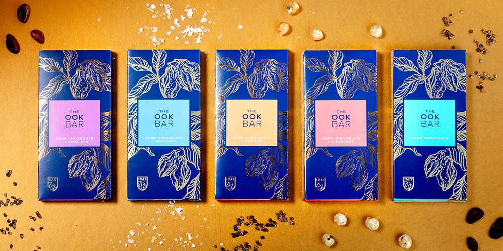 A group of chocolate bars