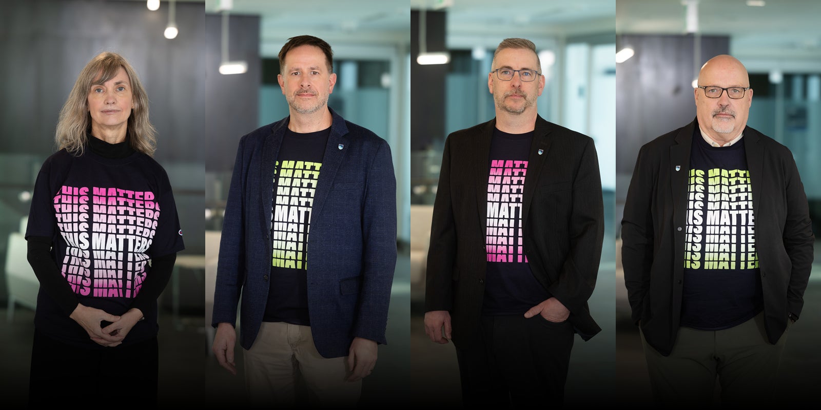 People in NAIT shirt