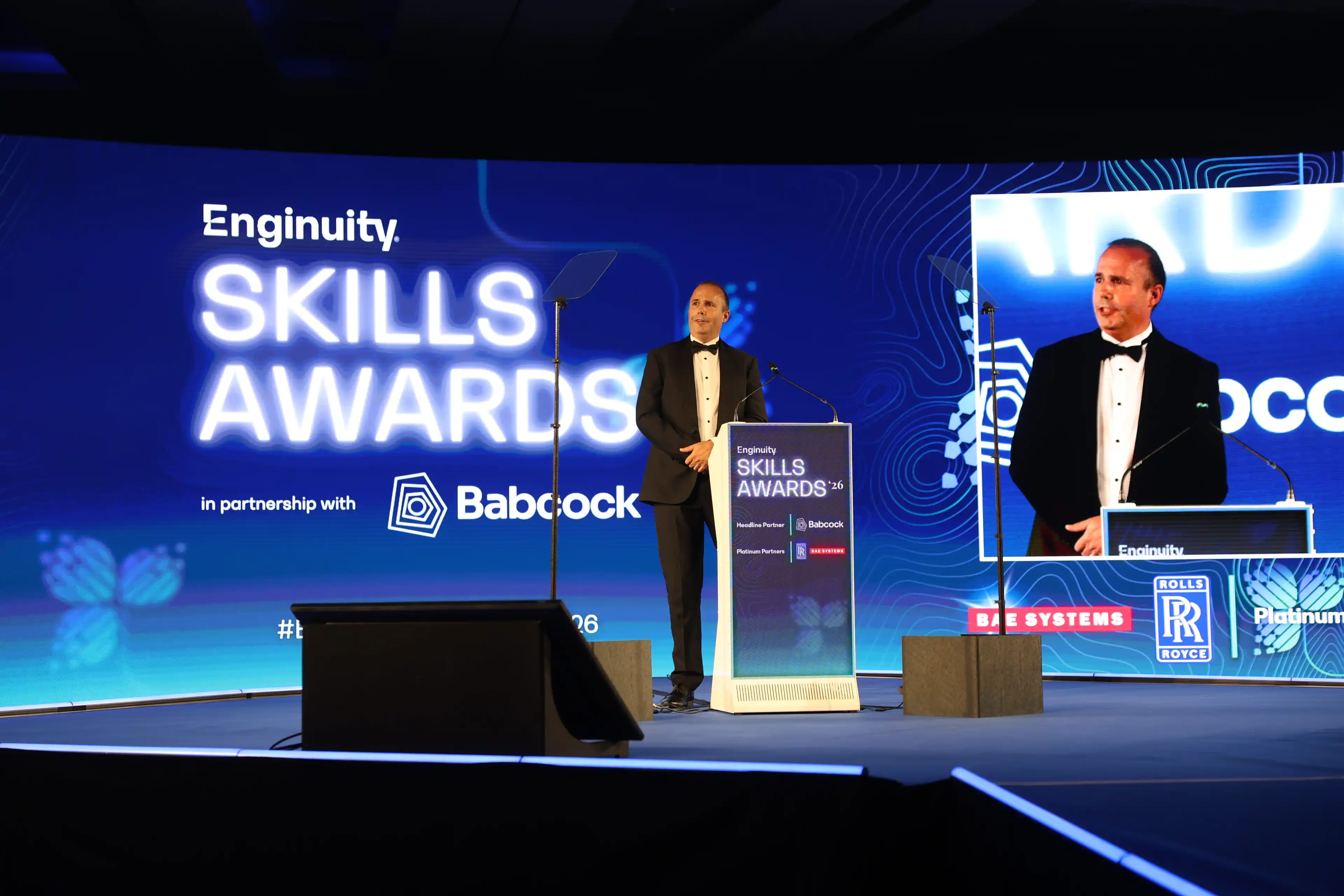 Skills Awards 2026 - Speaker on stage