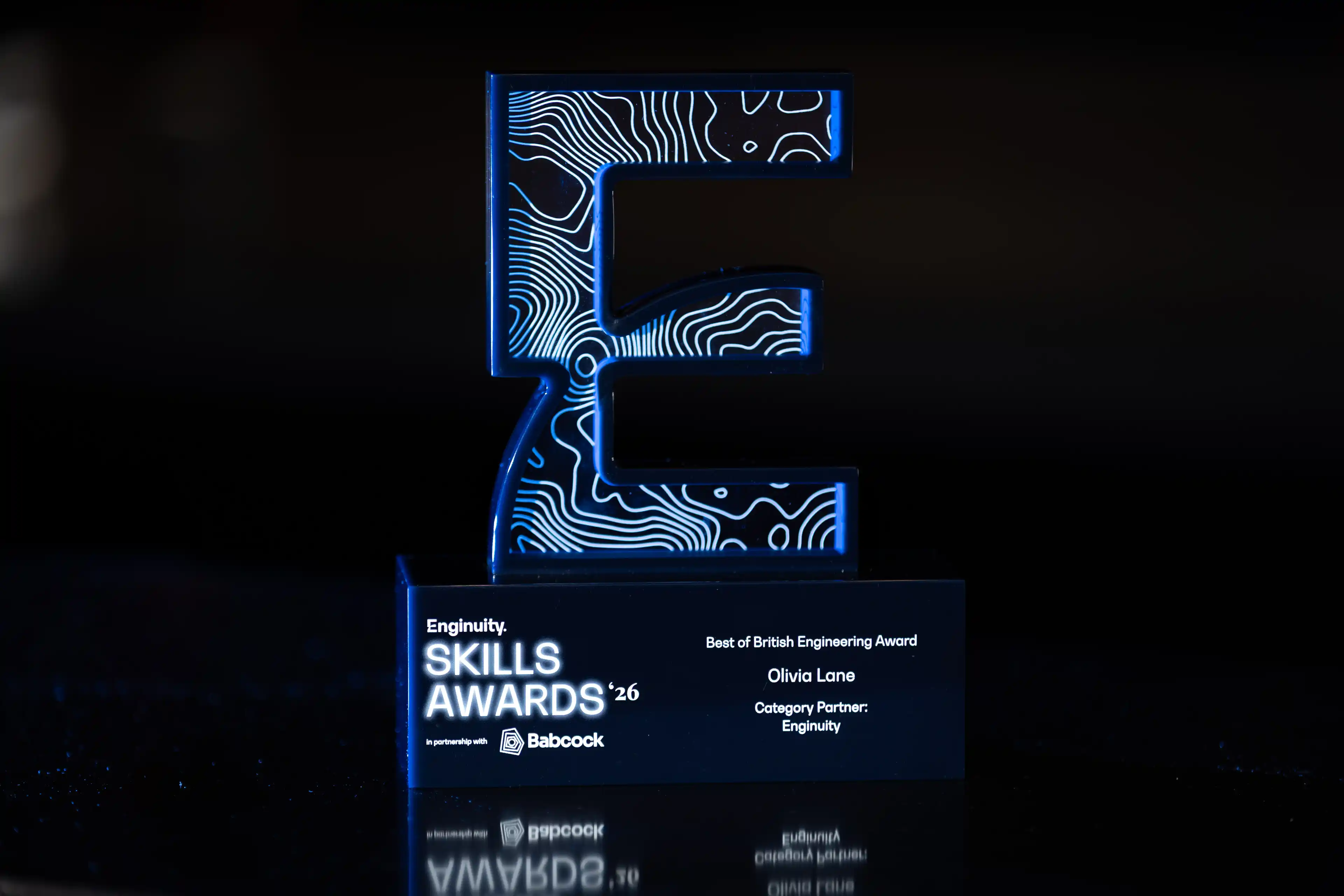 Skills Awards 2026 - Winner trophy
