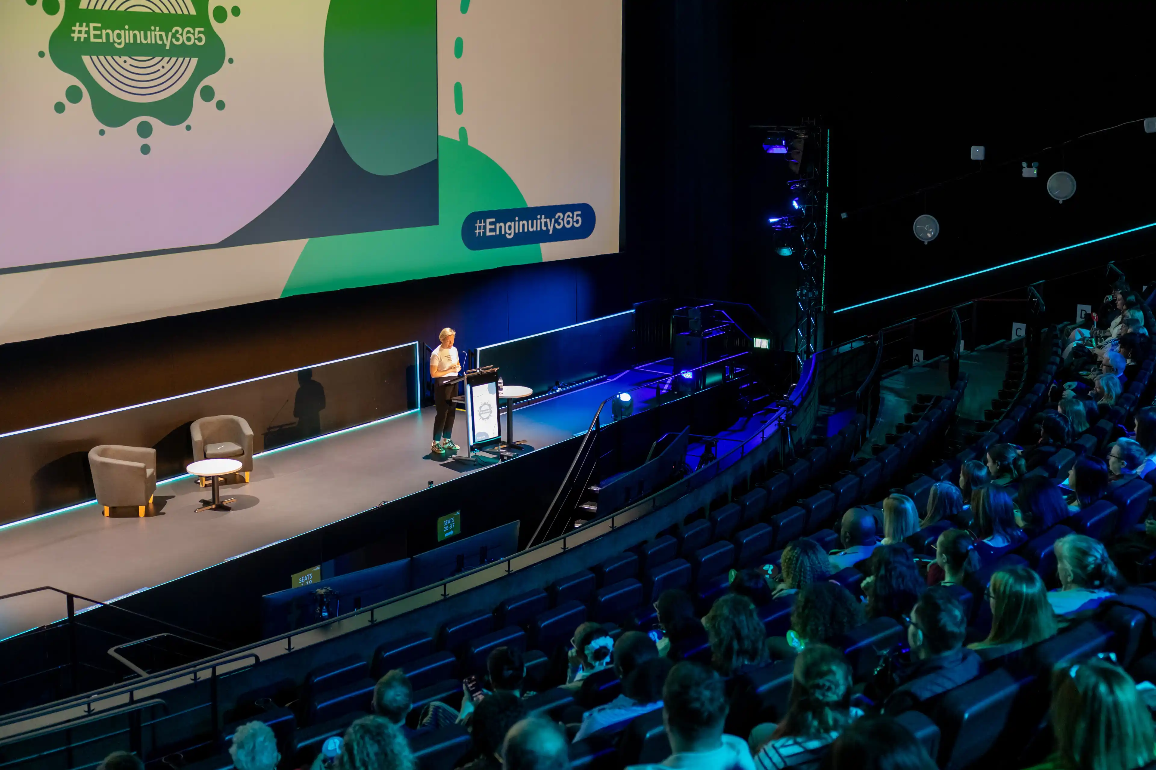 Enginuity CEO Ann Watson speaking at 365 Live