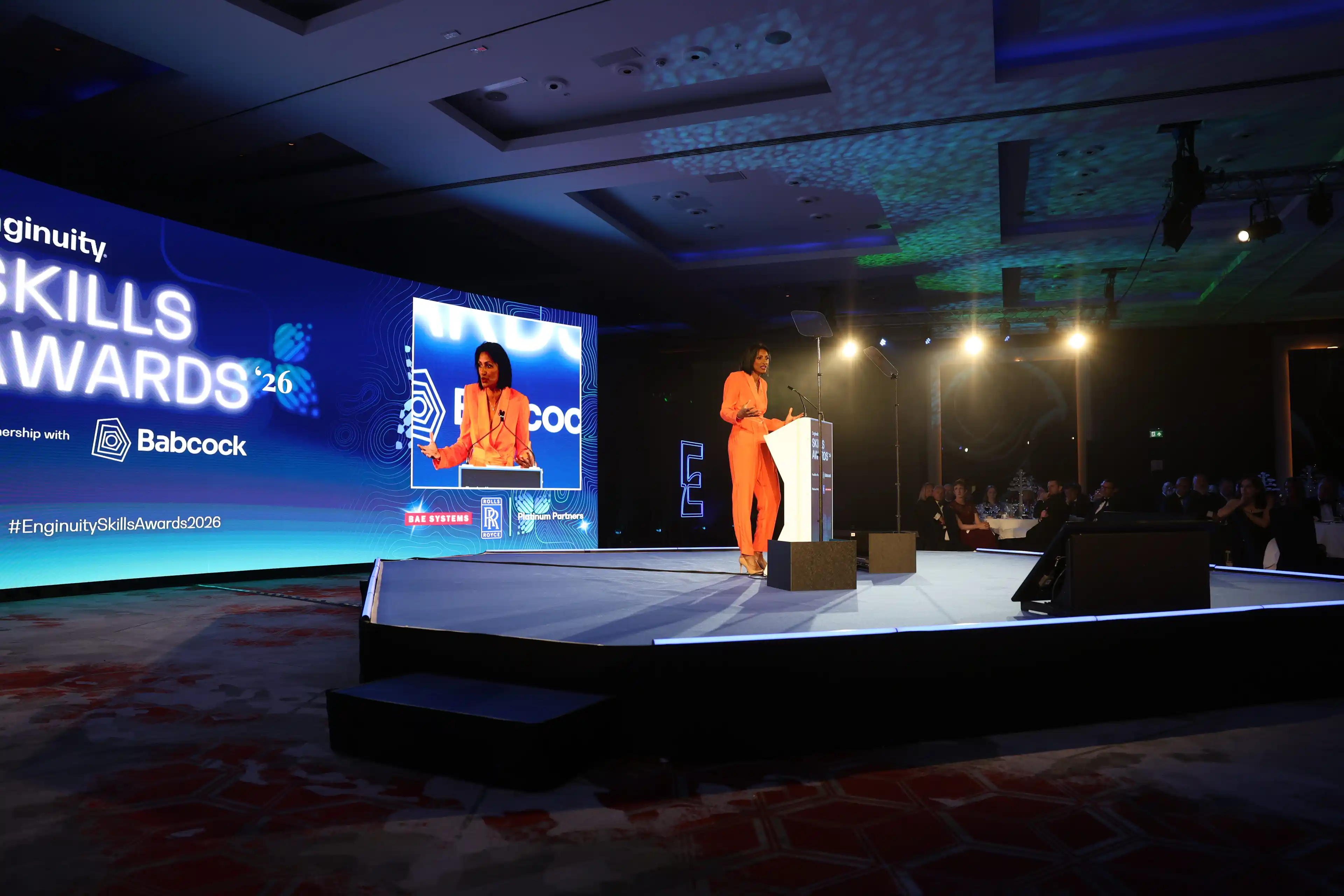 Skills Awards 2026 - Speaker on stage