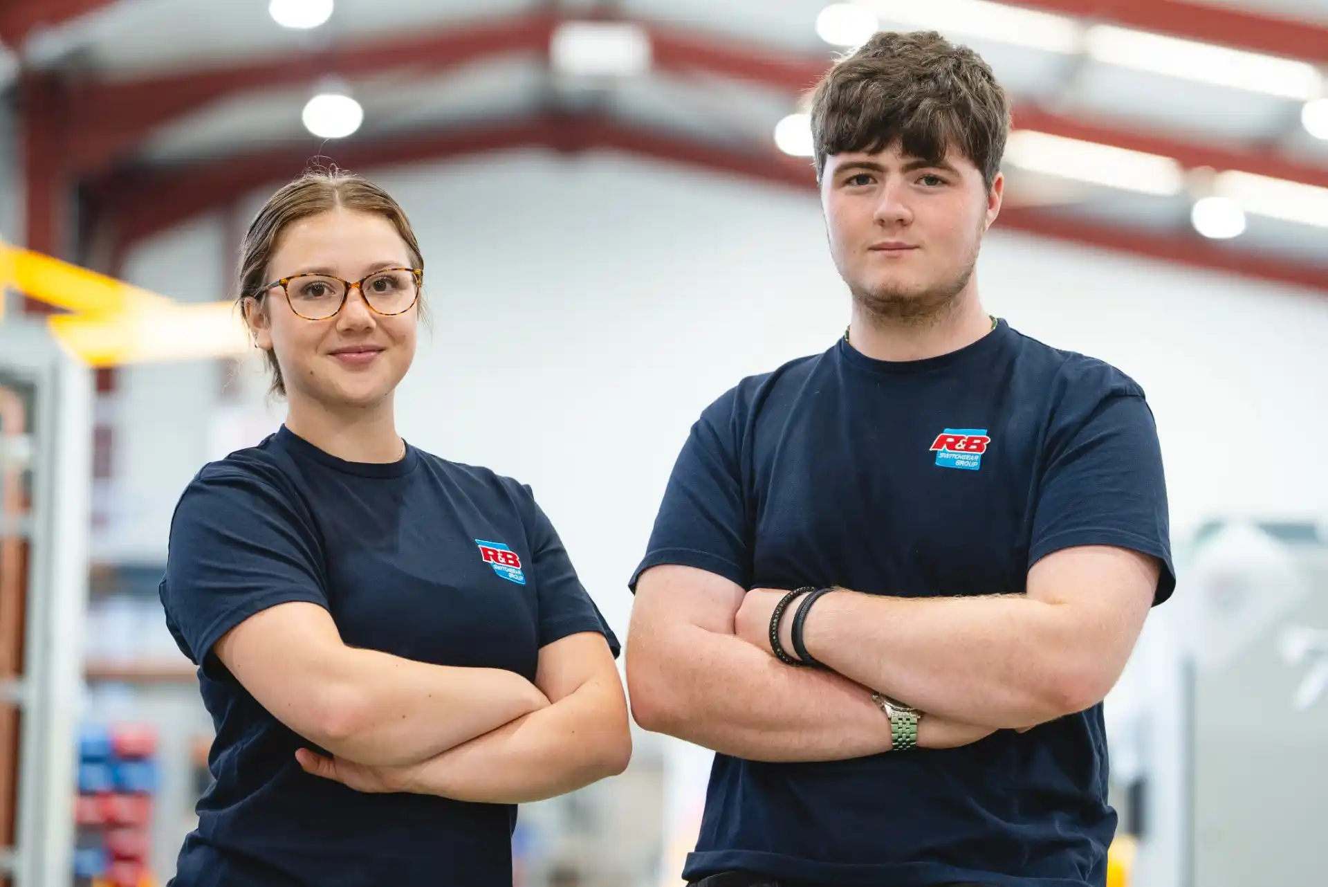 Amy and Austin from Switchgear Group - Image provided by the Gatsby Foundation