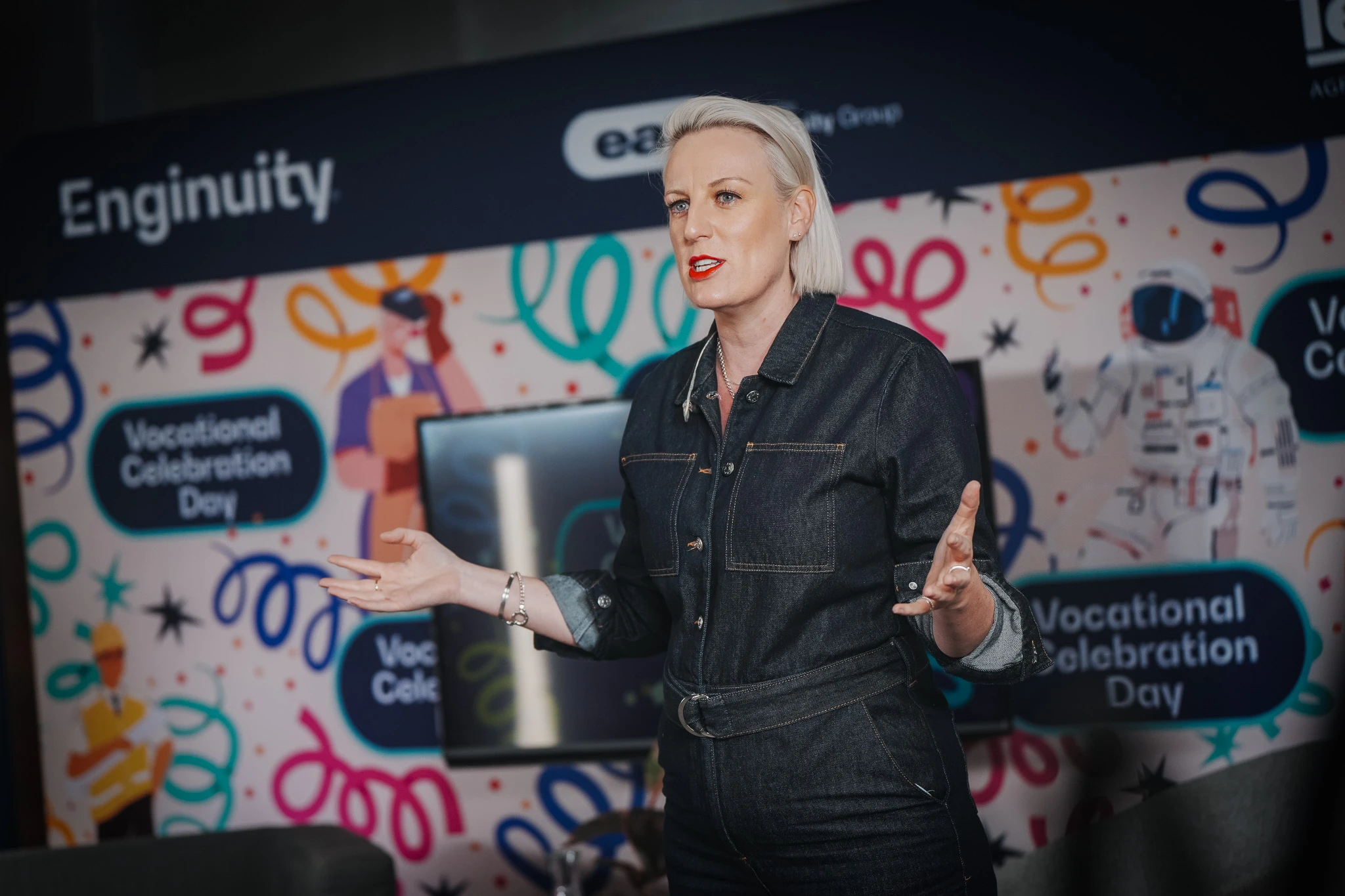 Steph McGovern hosting on VCD show
