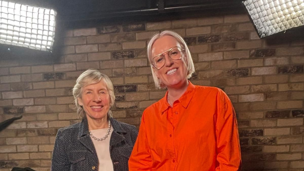 Steph McGovern and Dame Ruth Cairnie DBE