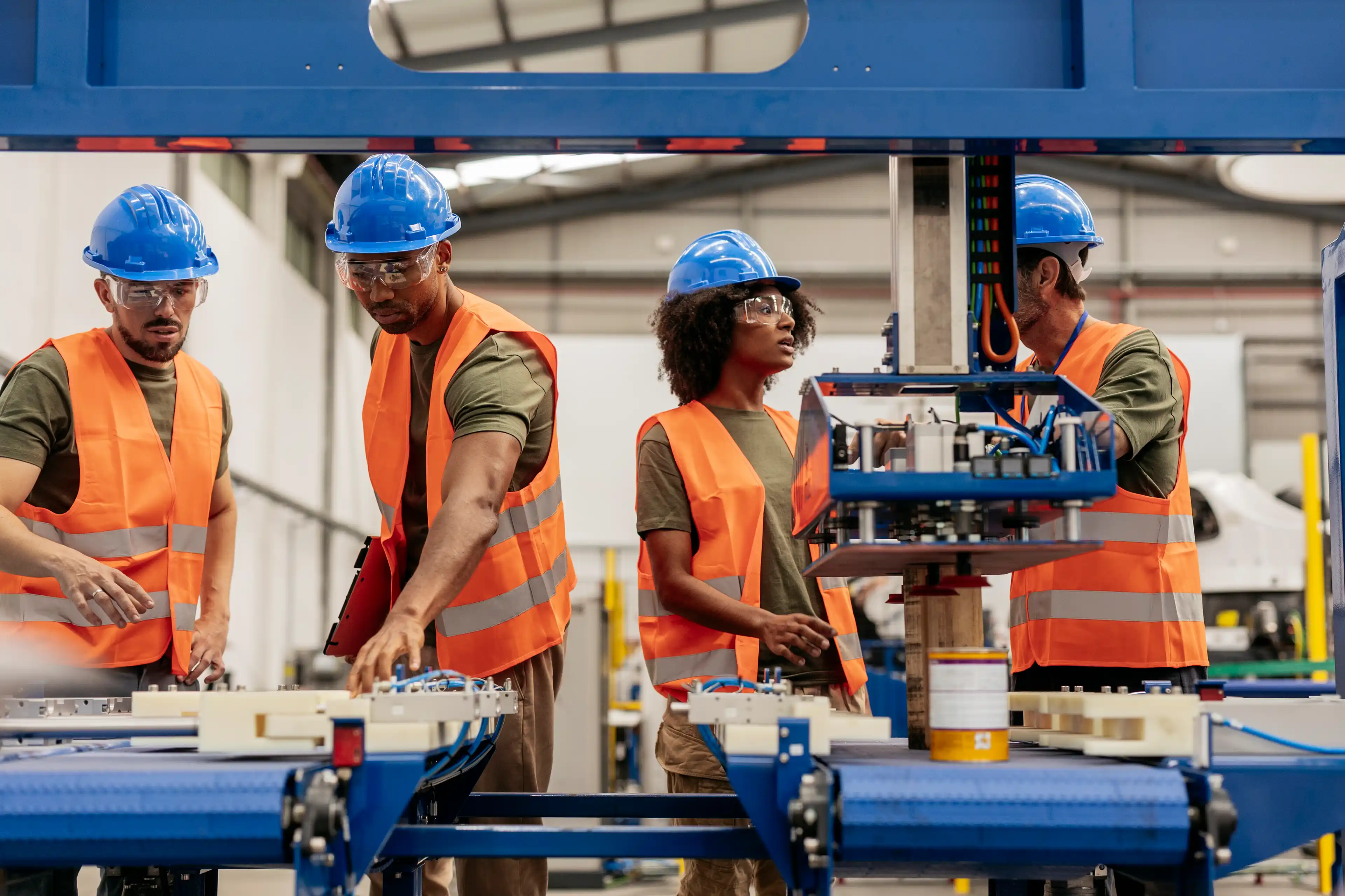 Group of engineers working