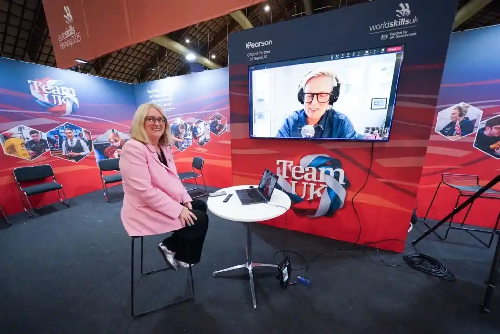 Minister for Skills, Rt Hon Baroness Jacqui Smith and Steph McGovern