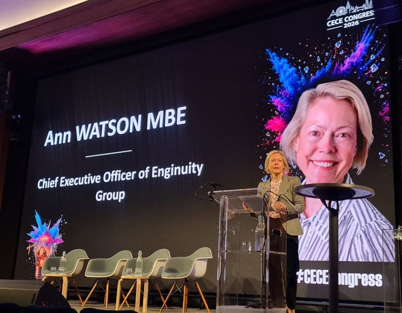 Ann Watson MBE speaking at CECE Congress 2026