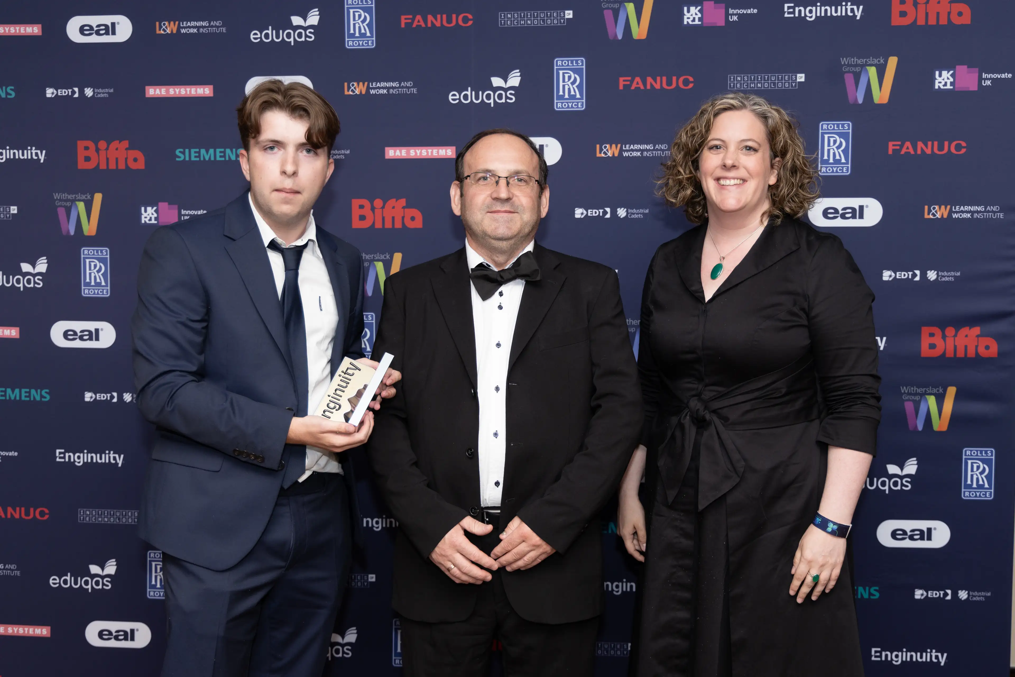 Large Employer Skills Champion of the Year trophy winner Kilnbridge