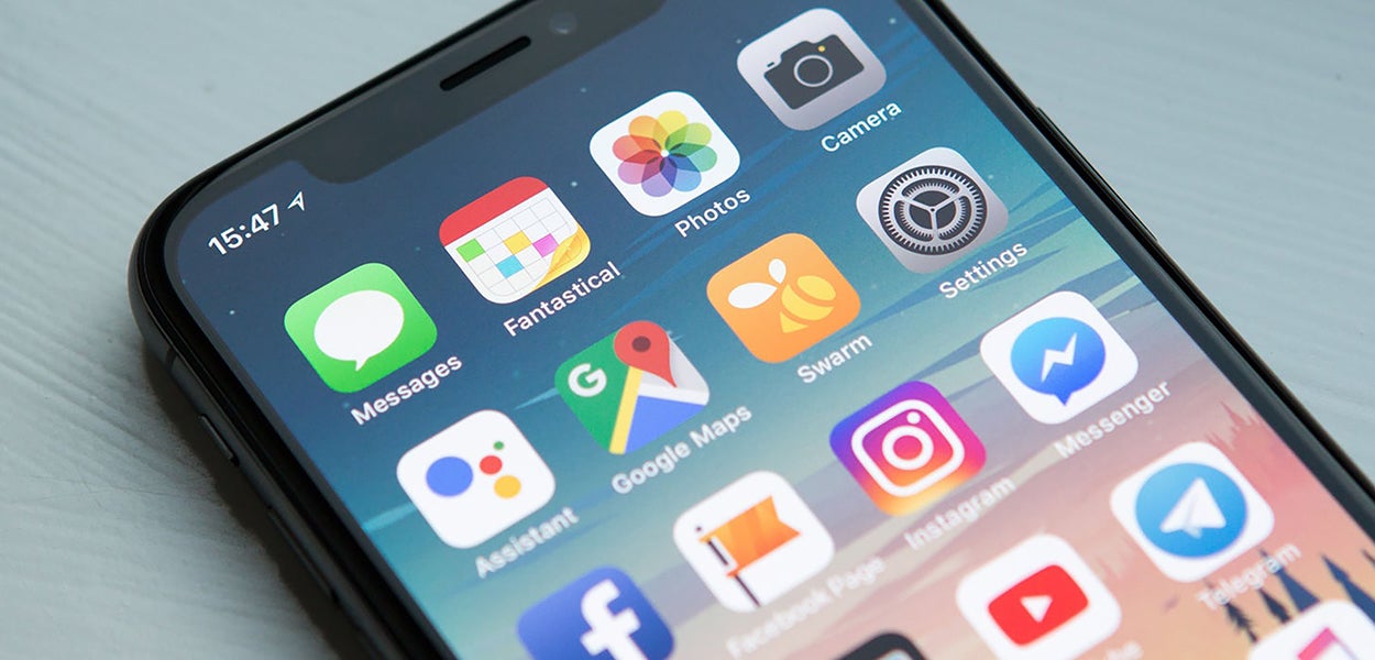 A close-up photo of a mobile phone