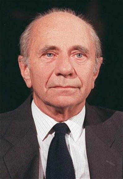 Georges Duby, eredoctor van de Vrije Universiteit Amsterdam