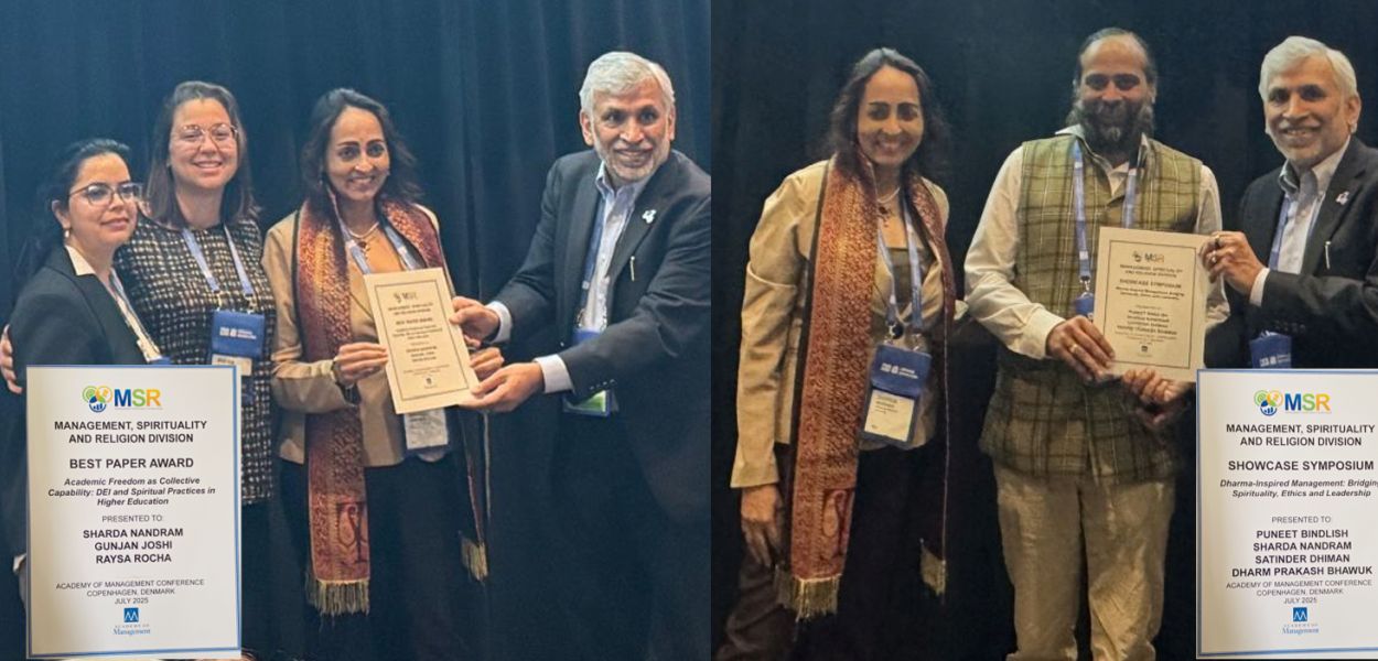 Sharda Nandram, Gunjan Joshi, Raysa Geaquinto Rocha, Puneet Bindlish receive awards at AOM 2025