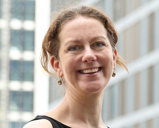 Portrait Wendy Andrews on VU Campus