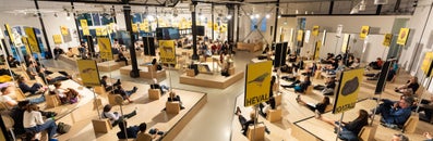 Radha D'Souza and Jonas Staal Court for Intergenerational Climate Crimes at Framer Framed Amsterdam 2021 Photo: Ruben Hamelink