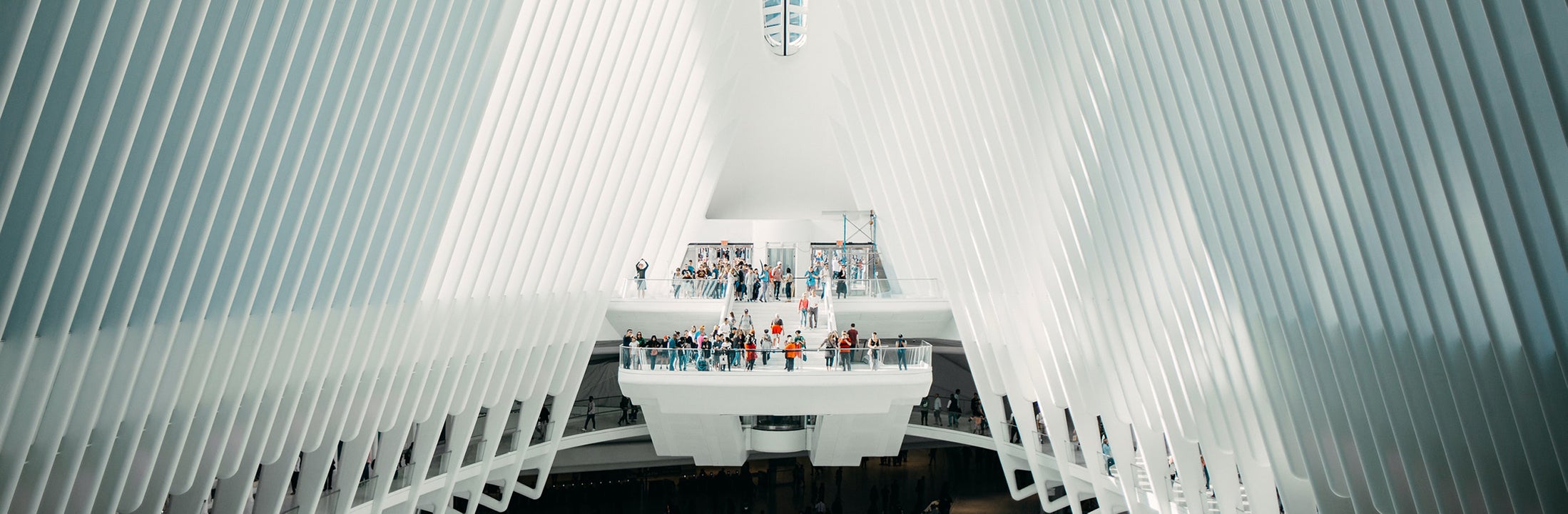 Interior of Oculus World Trade Center