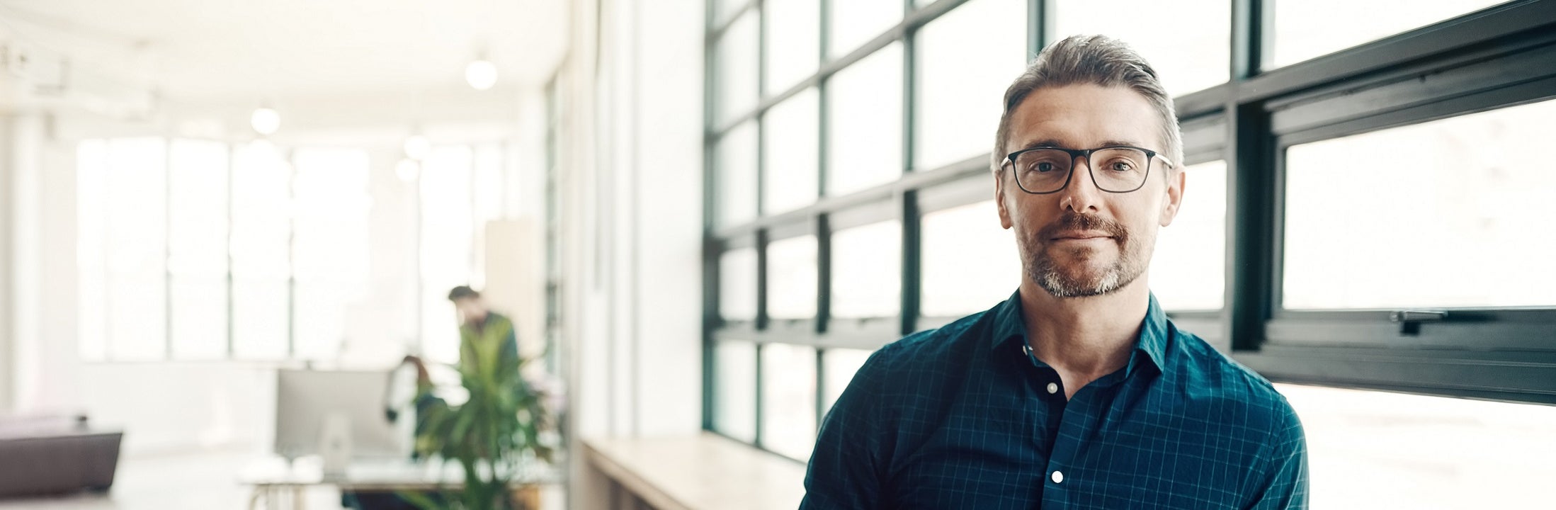 public professional Man with glasses